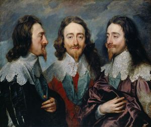 Charles I. von drei Seiten